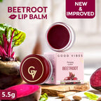 Good Vibes Beetroot Plumping Lip Balm - Reduces Pigmentation, Perfectly Tinted Lips | Grocsy