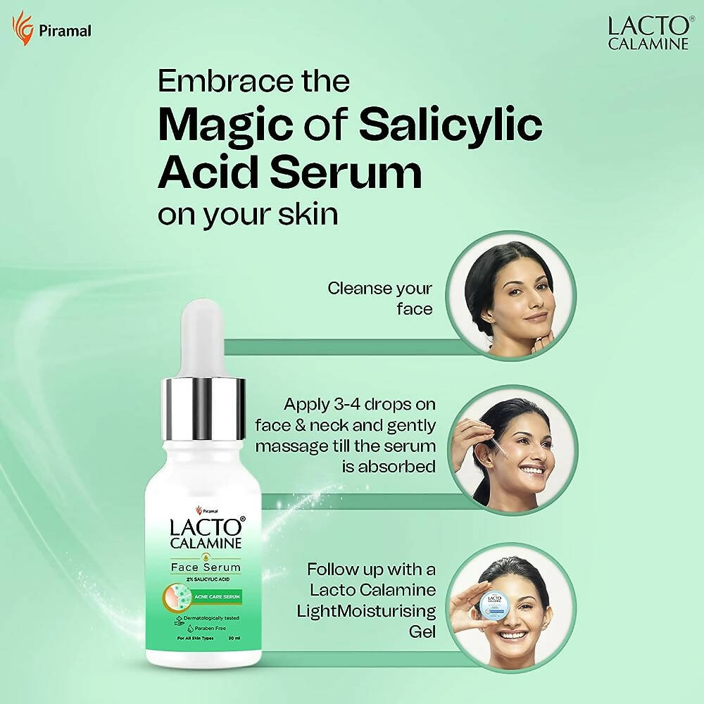 Lacto Calamine 2% Salicylic Acid Face Serum | Grocsy