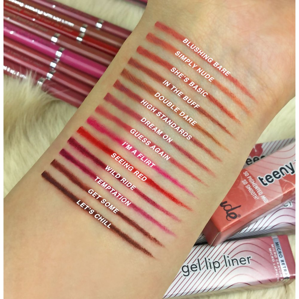 Rude Cosmetics Teeny Weeny Micro Gel Lip Liner - High Standards | Grocsy
