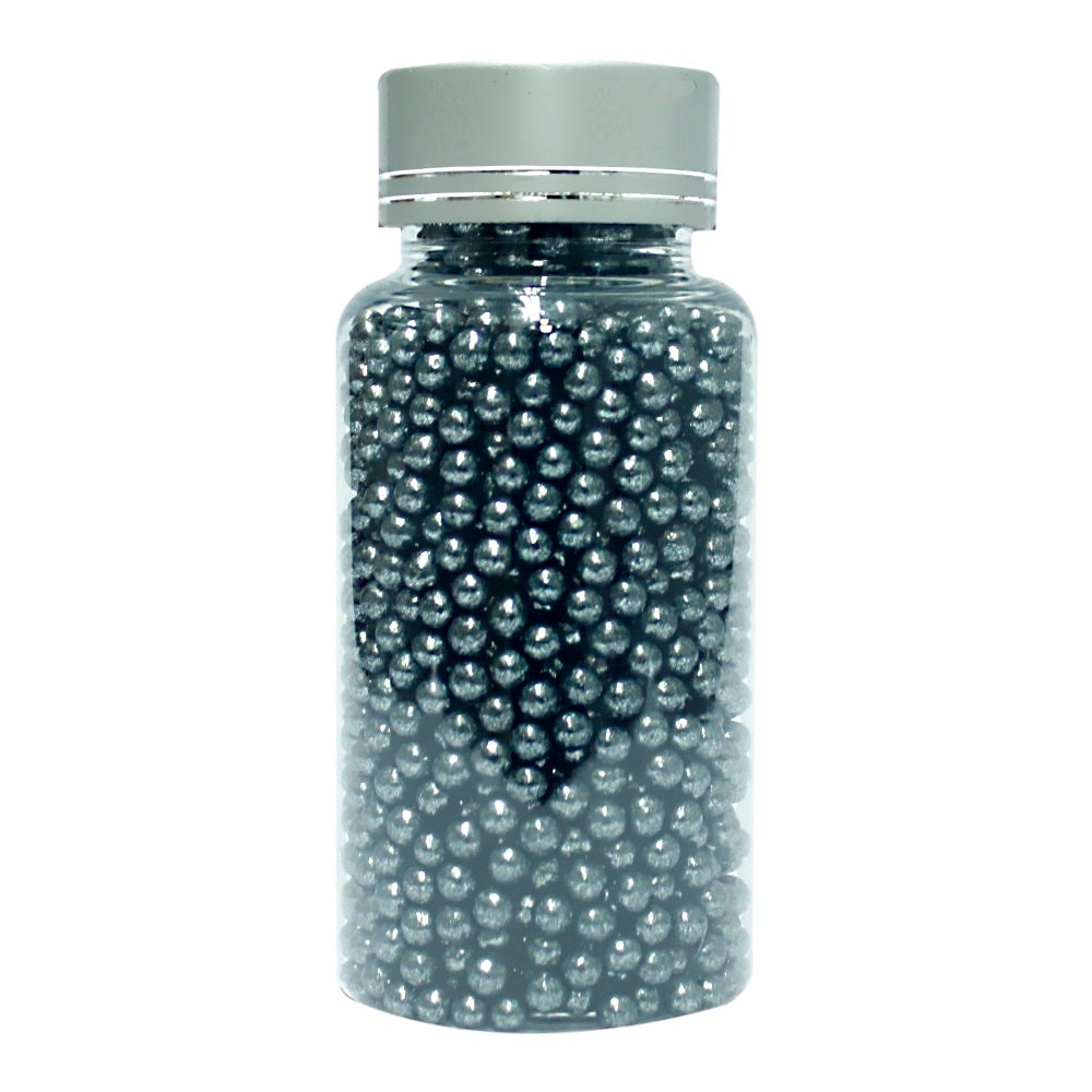 Confect Black Disco Balls Sprinkles 4 MM | Grocsy