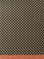 Yufta Black Printed Saree | Grocsy