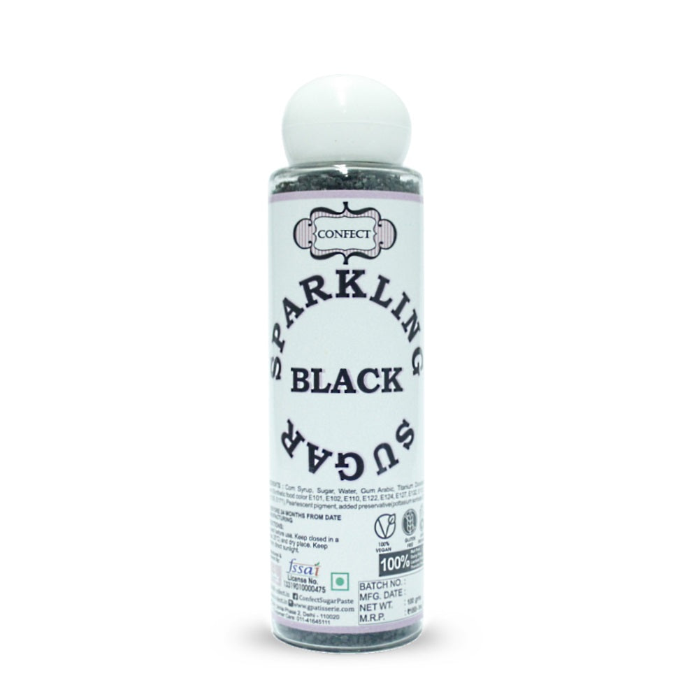 Confect Black | Sparkling Sugar | Grocsy