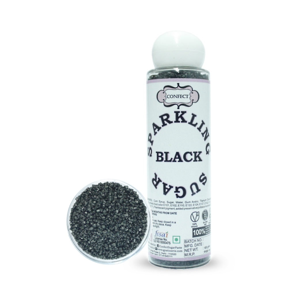 Confect Black | Sparkling Sugar | Grocsy