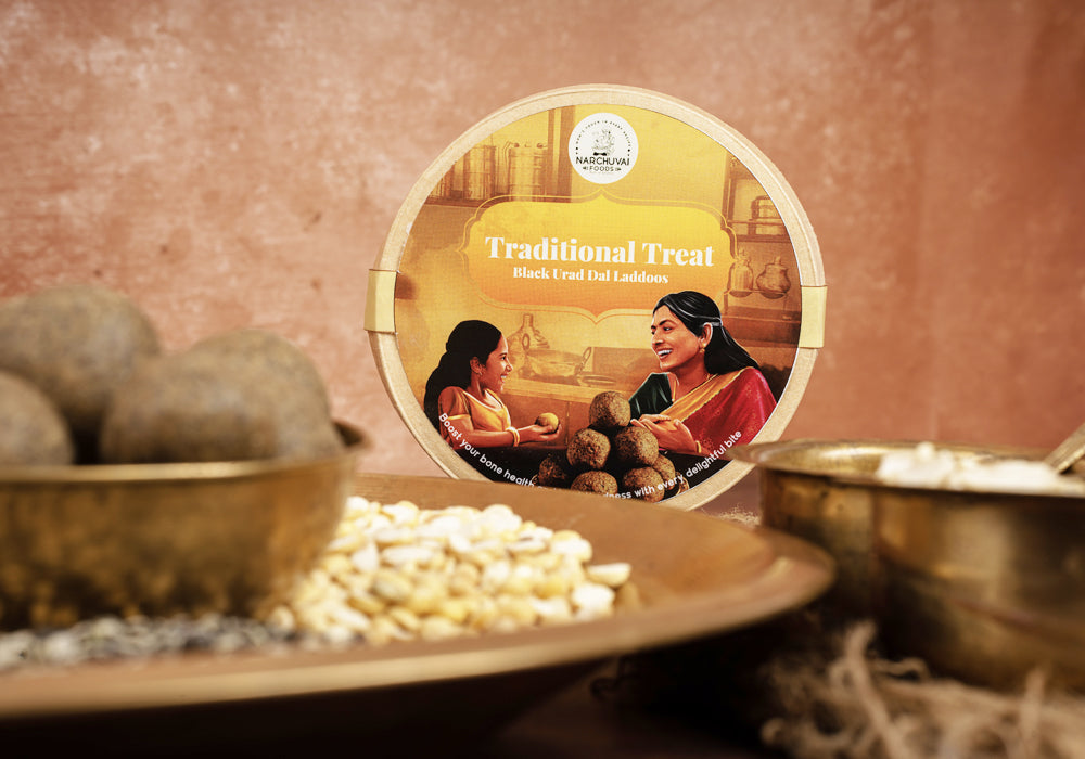 Narchuvai Foods Black Urad Dal Laddoos | Grocsy
