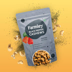 Farmley Black Pepper Cashews - Roasted | Grocsy