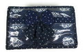 Asmaani Satin 6 Pocket Blue Bow Jewellery Kit | Grocsy