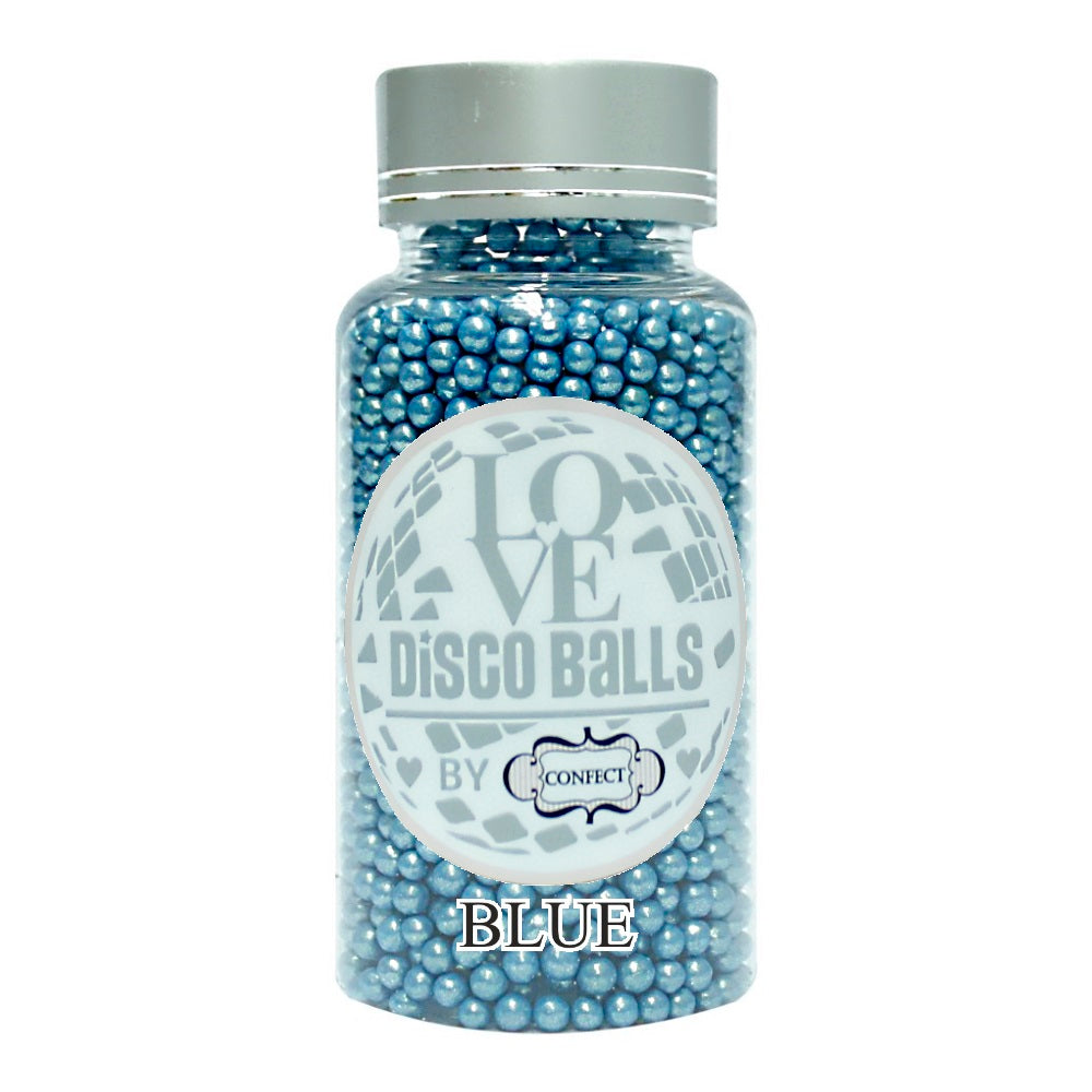 Confect Blue Disco Balls Sprinkles 3 MM | Grocsy