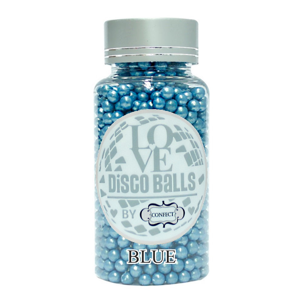 Confect Blue Disco Balls Sprinkles 6 MM | Grocsy