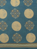Yufta Blue Printed Saree | Grocsy