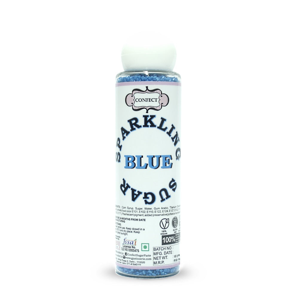 Confect Blue | Sparkling Sugar | Grocsy