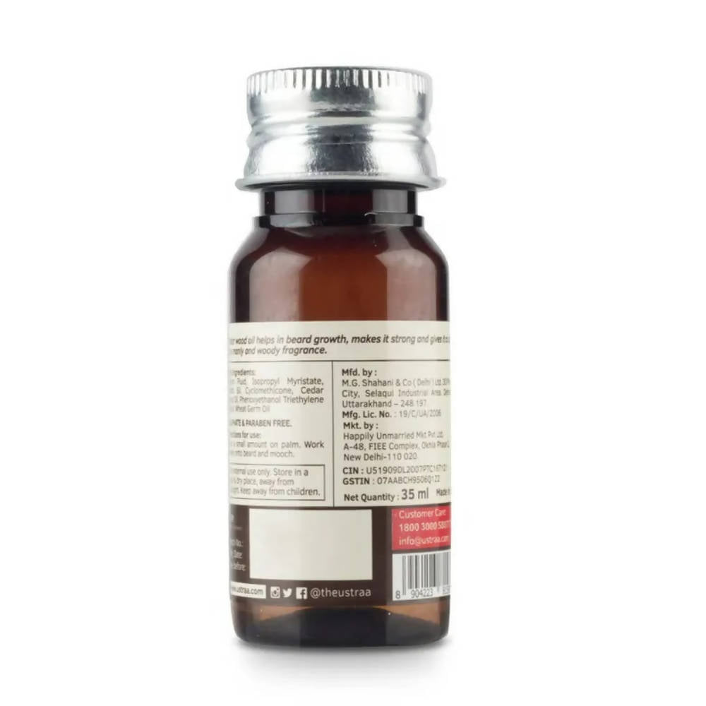 Ustraa Woody Mooch and Beard Oil | Grocsy
