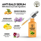 Ivory Natural Bald Serum For Baldness, Hair Thinning And Hair Fall | Grocsy
