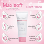 Maxisoft Baby Lotion For Moisturizing Soft & Dry Skin For Kids | Grocsy