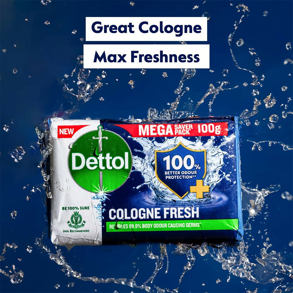 Dettol Cologne Fresh Bathing Soap Bar | Grocsy