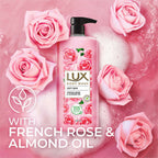 Lux Body Wash with French Rose Fragrance & Almond Oil | Grocsy