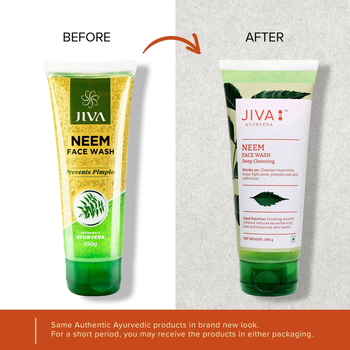 Jiva Ayurveda Neem Face wash | Grocsy