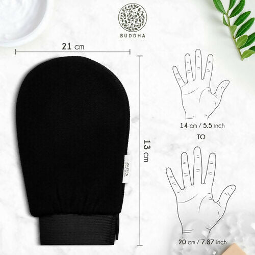 Buddha Natural Body Scrubber Gloves | Grocsy