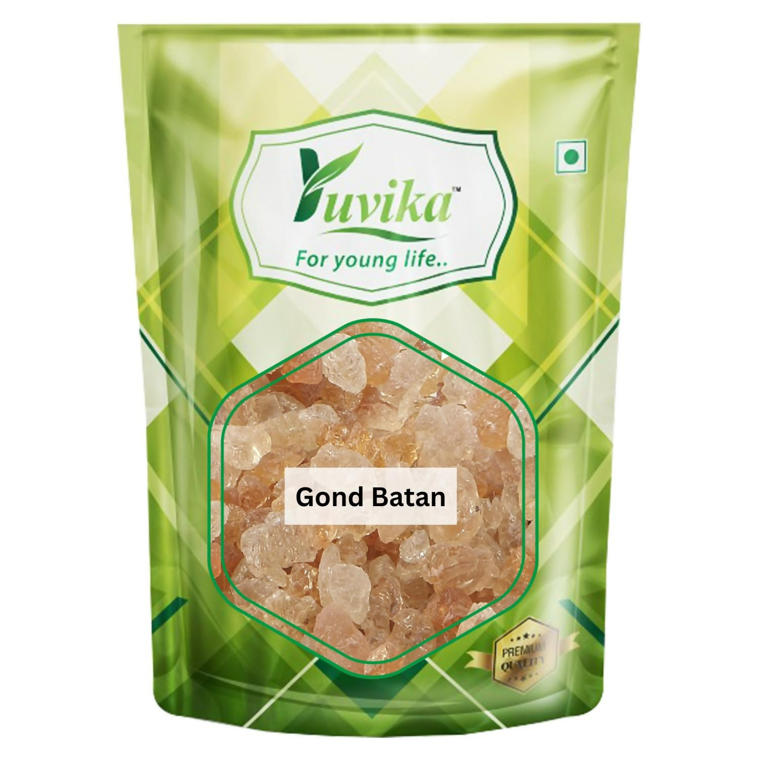 Yuvika Gond Batan - Gond Ladoo - Acacia Arabica Wild - Arabic Gum | Grocsy