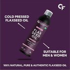Carbamide Forte Flaxseed Omega 3 6 9 Oil for Eating Skin & Hair Growth | Grocsy