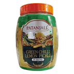 Patanjali Green Chilli Lemon Pickle | Grocsy