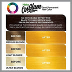 Nisha Cosglam Semi Permanent Hair Color 32 Sunshine Yellow | Grocsy