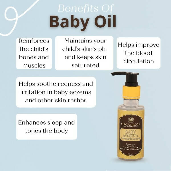 Organicos Baby Massage Oil | Grocsy