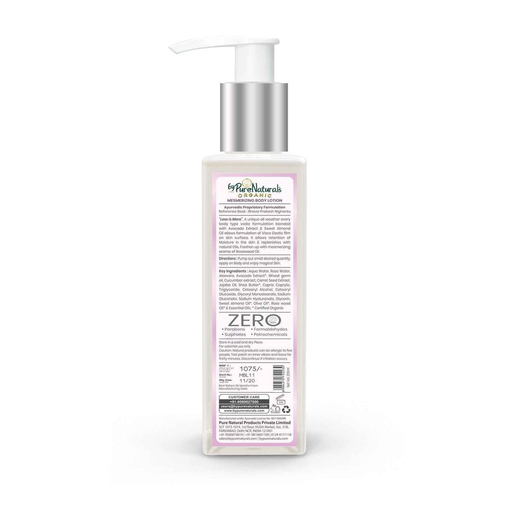 byPureNaturals Organic Mesmerizing Body Lotion | Grocsy