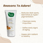 Mother Sparsh Turmeric Healing Face Wash | Grocsy