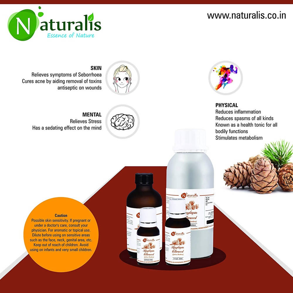 Naturalis Essence of Nature Himalayan Cedarwood Essential Oil | Grocsy