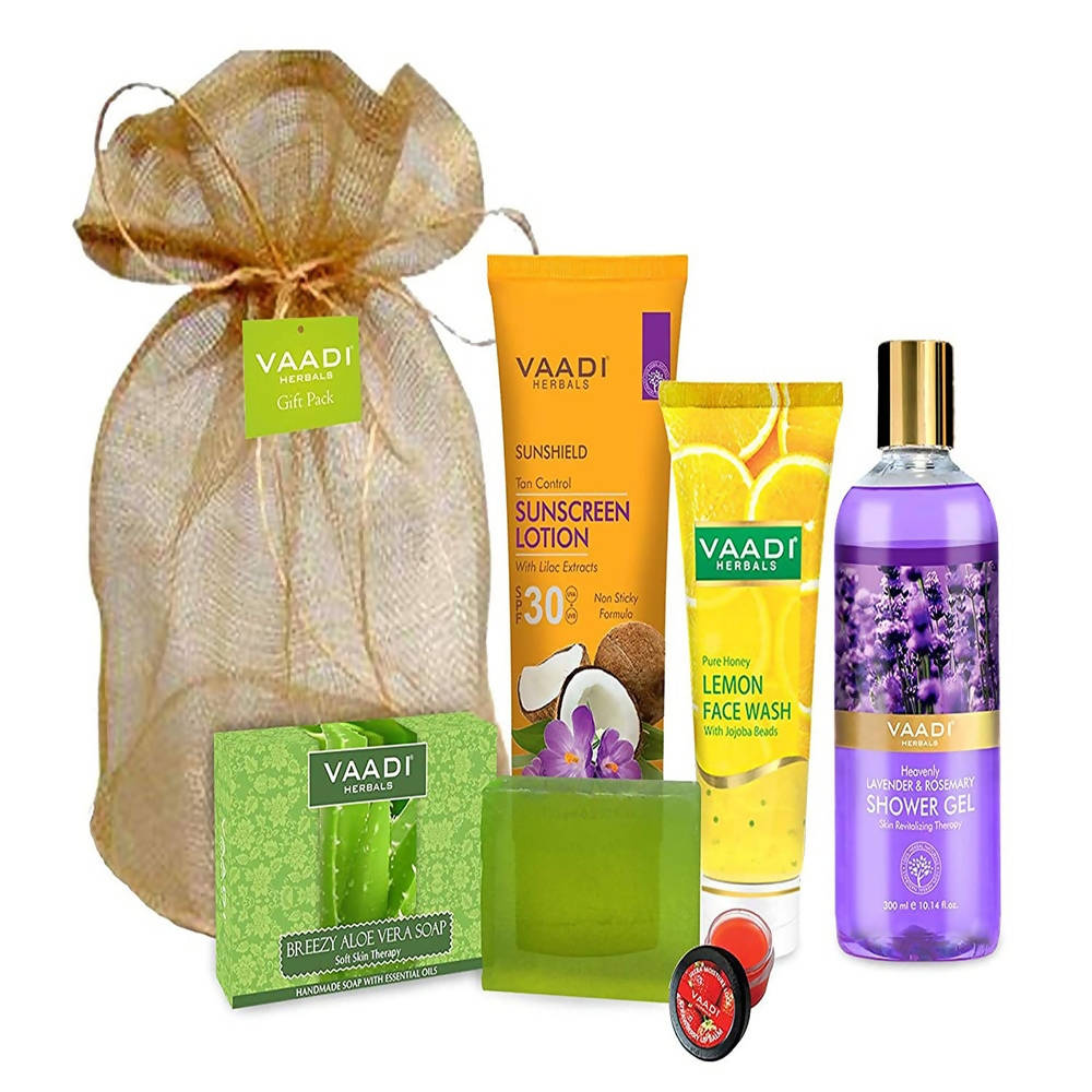 Vaadi Herbals All Purpose Complete Skin Care Travel Kit | Grocsy