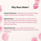 Kimayra Premium Rose Water Spray For Face - Skin Toner/Makeup Remover | Grocsy