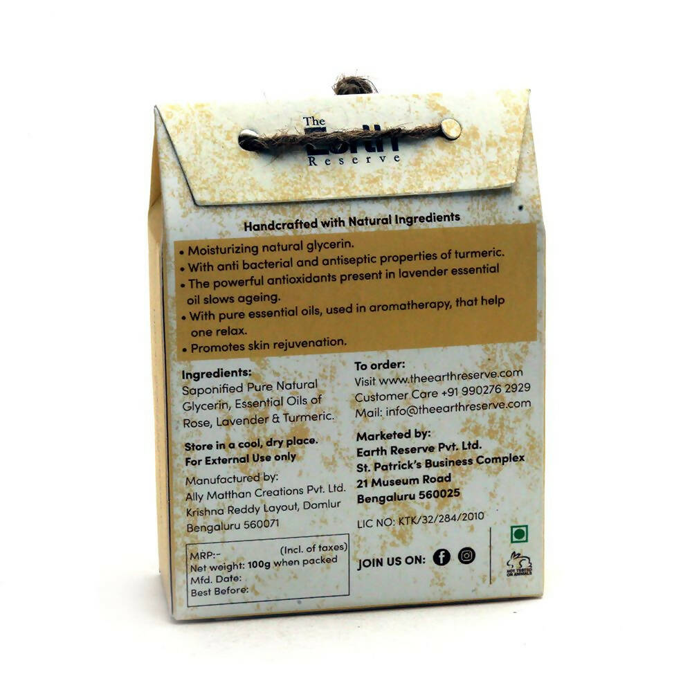 The Earth Reserve Lavender & Turmeric Infused Soap | Grocsy
