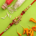 Auspicious Lord Shiv Rakhi & Cashew Jar | Grocsy