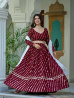 Lehenga Mart Maroon Designer Wedding Wear Lehenga Choli | Grocsy