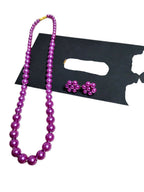 Inhanns Spectrum Everyday Pearl Sets - Single Strand - Mauve | Grocsy