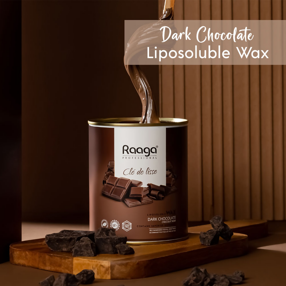 Raaga Professional Liposoluble Wax Dark Chocolate | Grocsy