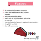 Safe-O-Kid Car Safety Essential, Seat Belt Holder/Shortener For Toddlers | Grocsy
