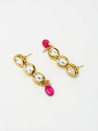 Kundan Choker With Earrings - Ruby Raang | Grocsy