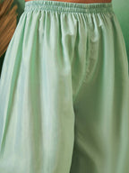Sea Green Georgette Handwork Unstitched Dress Material - Hanika | Grocsy