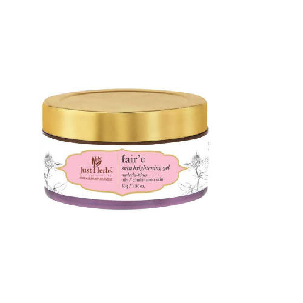 Just Herbs Fair'e Mulethi-Khus Skin Brightening Gel | Grocsy