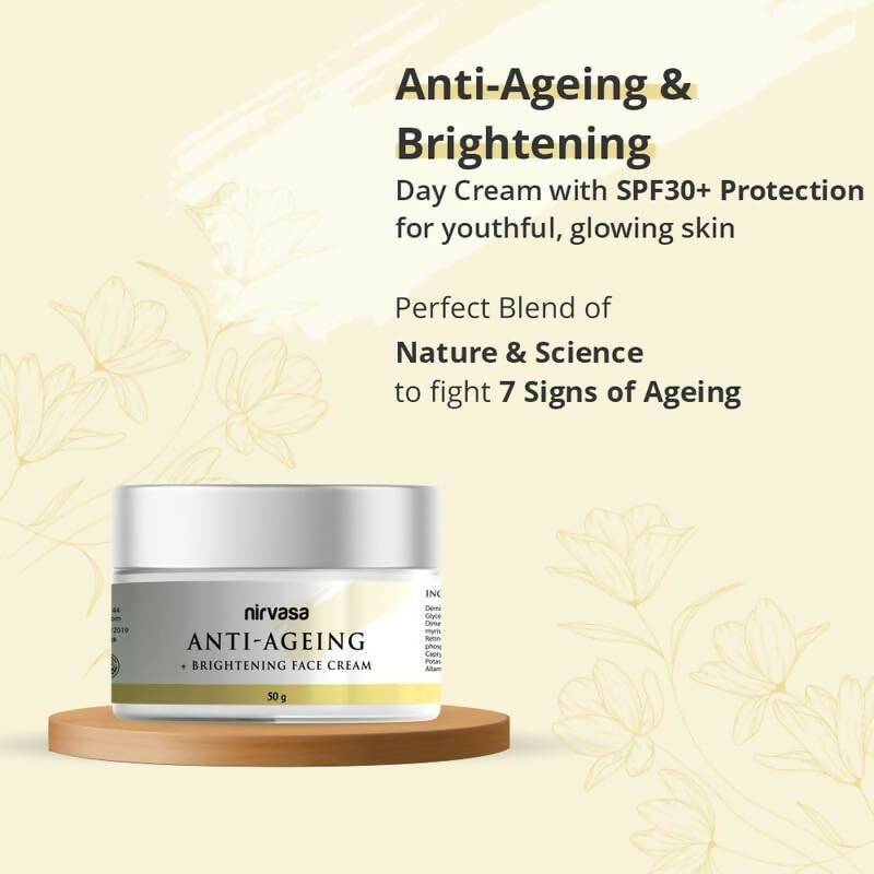 Nirvasa Anti-Ageing & Brightening Cream | Grocsy