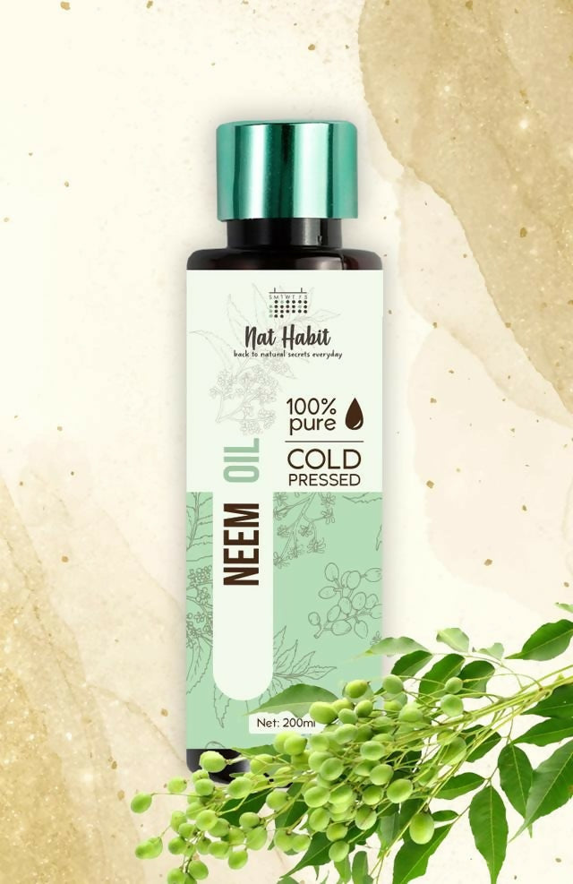 Nat Habit 100% Pure Cold Pressed Neem Oil | Grocsy