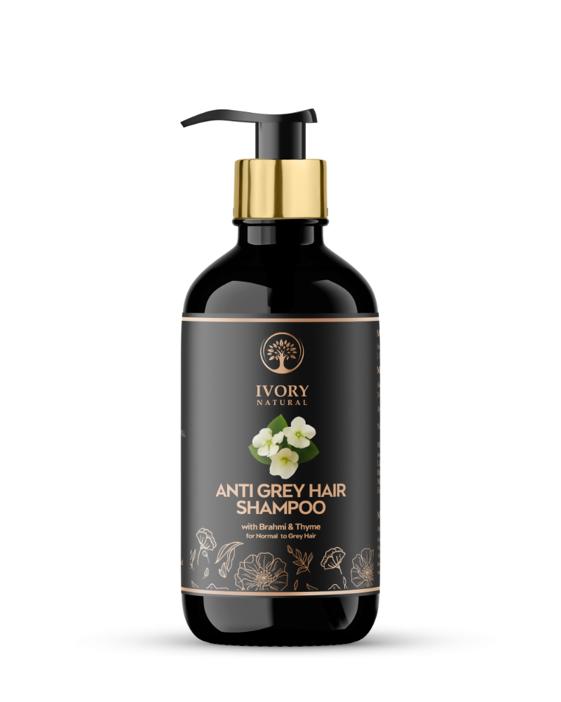 Ivory Natural Grey Hair Shampoo For Nature-Inspired Grey Coverage And Revitalization | Grocsy