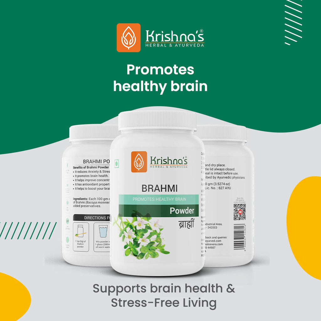 Krishna'S Herbal & Ayurveda Brahmi Powder | Grocsy