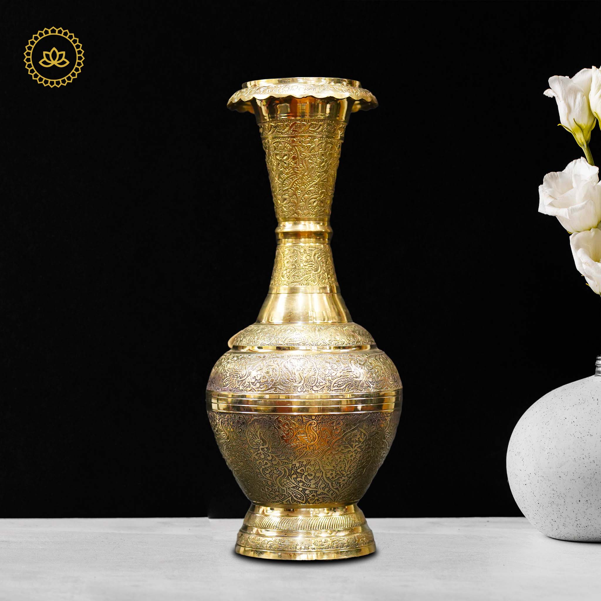 Brass Flower Vase: Embrace Timeless Beauty and Style | Grocsy