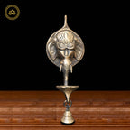 Brass Ganesha Wall Diya | Grocsy