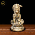 Brass Hanuman Sitting Idol | Grocsy
