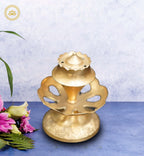 Brass Hibiscus Flower Agarbatti Stand | Grocsy