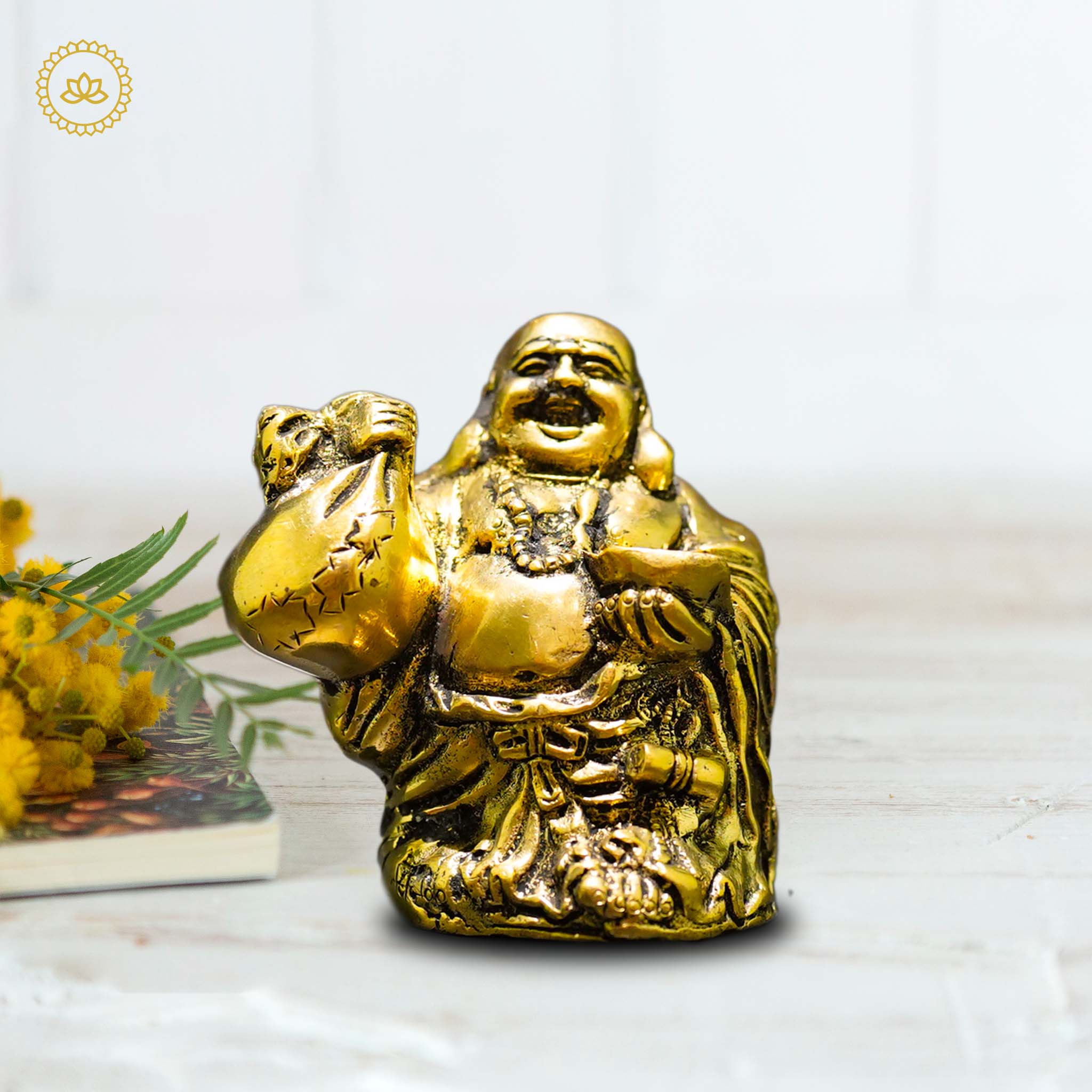 Brass Kubera Idol - Divine Keeper of Wealth and Abundance | Grocsy