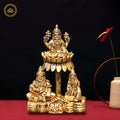 Brass Lakshmi with Kubera & Reddhi Idol | Grocsy